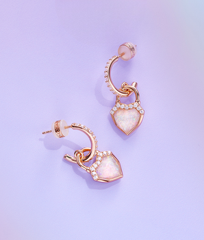 Heart Lock Earrings