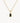 Collier Onyx Noir Grande Arche