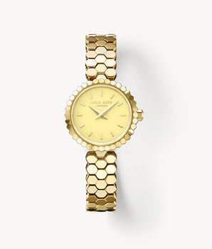 New Honeycomb Yellow Onyx Watch