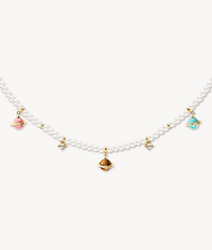 Heliocentric Pearl Necklace