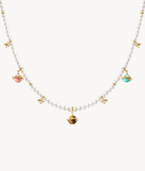 Collier de perles d’eau douce héliocentrique