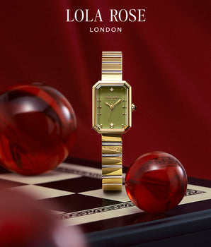 Ms. Lola Green Onyx Watch in  Special Limited Edition Box