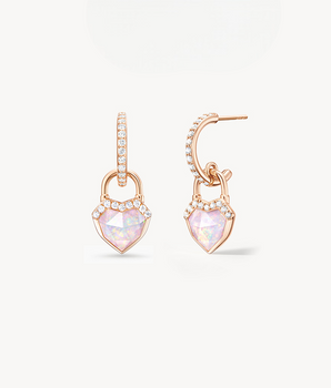 Heart Lock Earrings