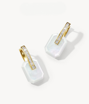 Ms. Lola Mother of Pearl Earrings