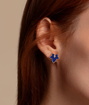 Lapis Lazuli Bead Earrings